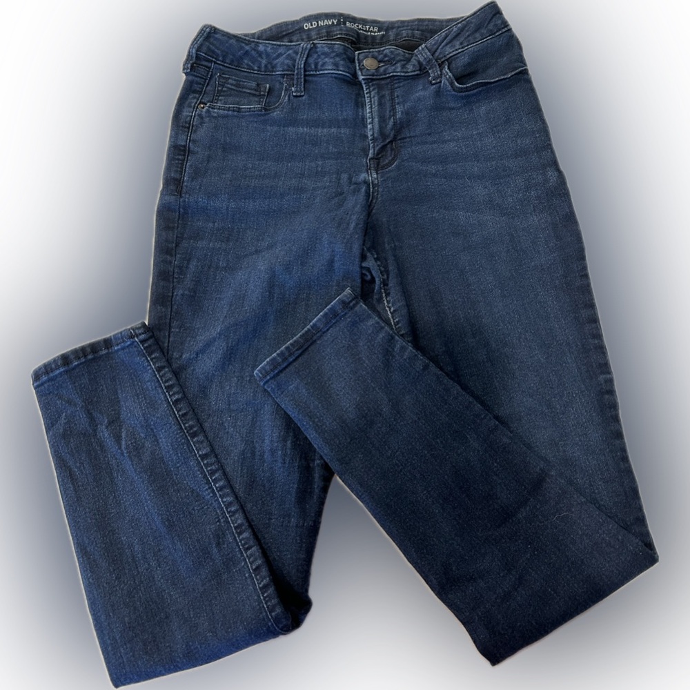 Old Navy Dark Wash Rockstar Jeans
